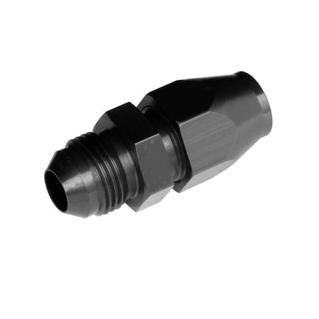 Red Horse Performance -08 TO 1/2" HARD LINE AN ALUMINUM HOSE END - BLACK 3100-08-08-2